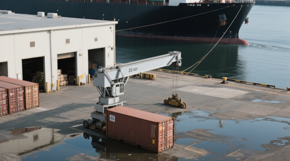 Types of ISO Containers with Examples Illustrated comparison of five types of ISO containers: dry, reefer, open-top, flat rack, and tank container.